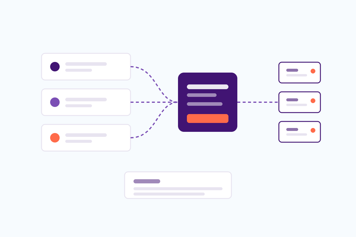 API integrations and backend systems connecting broker data feeds, built by Data Genesis